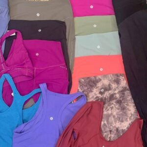 Lululemon collection  
Assorted with sweaters, leggings, skims , tees, joggers

$800 for each pallet.