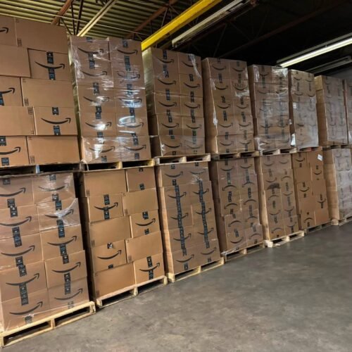 🚨Loaded on floor - AMZ Mystery Boxes . / Box or 900$/20 boxes. Available to ship 6-24 pallets on truck.