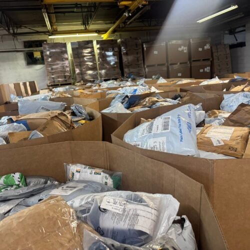 More Trucks still rolling in today and we are stuffed fullllll😘💪 - Another Mail truck just landed in 🔥 -Available full size pallet $699/ Pallet or mini pallet $199/ pallet🤗