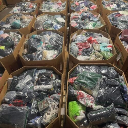 🗣️Am@zon clothes loads are back in stock🔥  -Clothes - 300 units 0 per pallet. 💯% brand new- All are still in poly bags.  - Shoes pallet - 150-155 pairs / 00 / Pallet